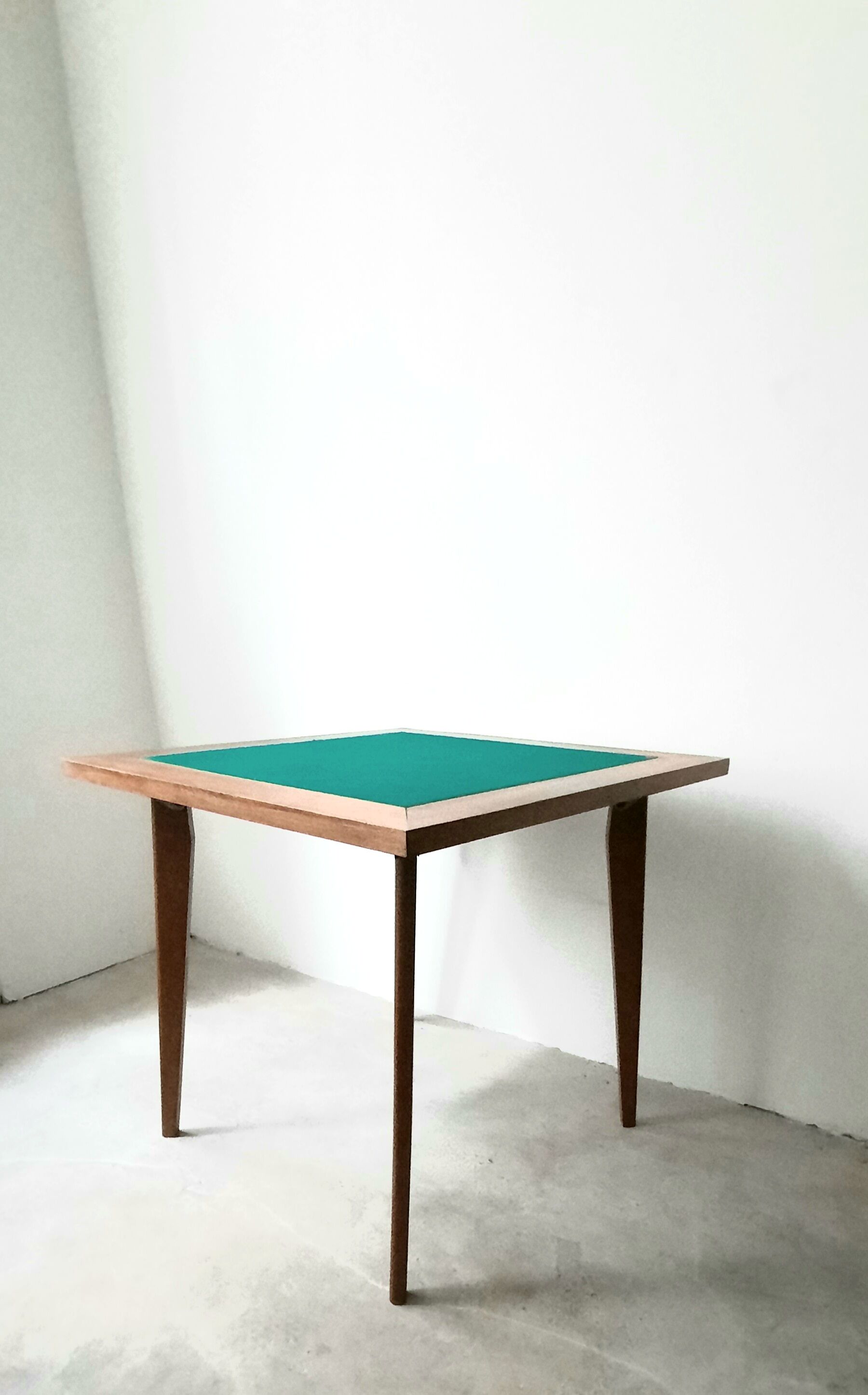 Oak Foldable Games Table - Profiled Compass Feet - Vintage 50s / 60s