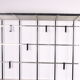 Vintage chrome color aluminum wall coat rack 1950s