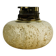 Round travertine lighter, 1980s, Italy
