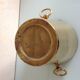Yellow copper champagne bucket / vintage 70s