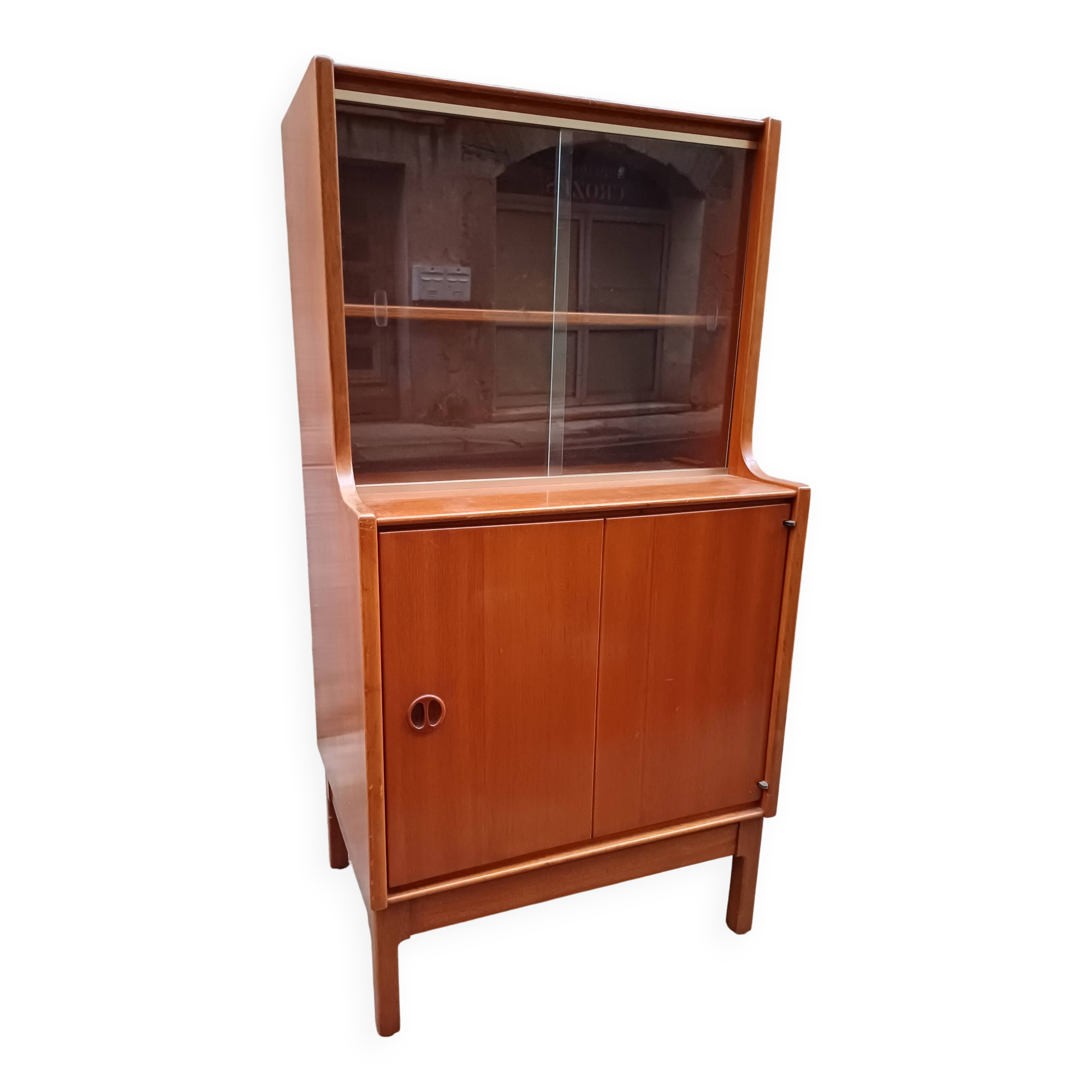 Small piece of furniture Living room bookcase, Jacques Hauville for Roche Bobois 1960