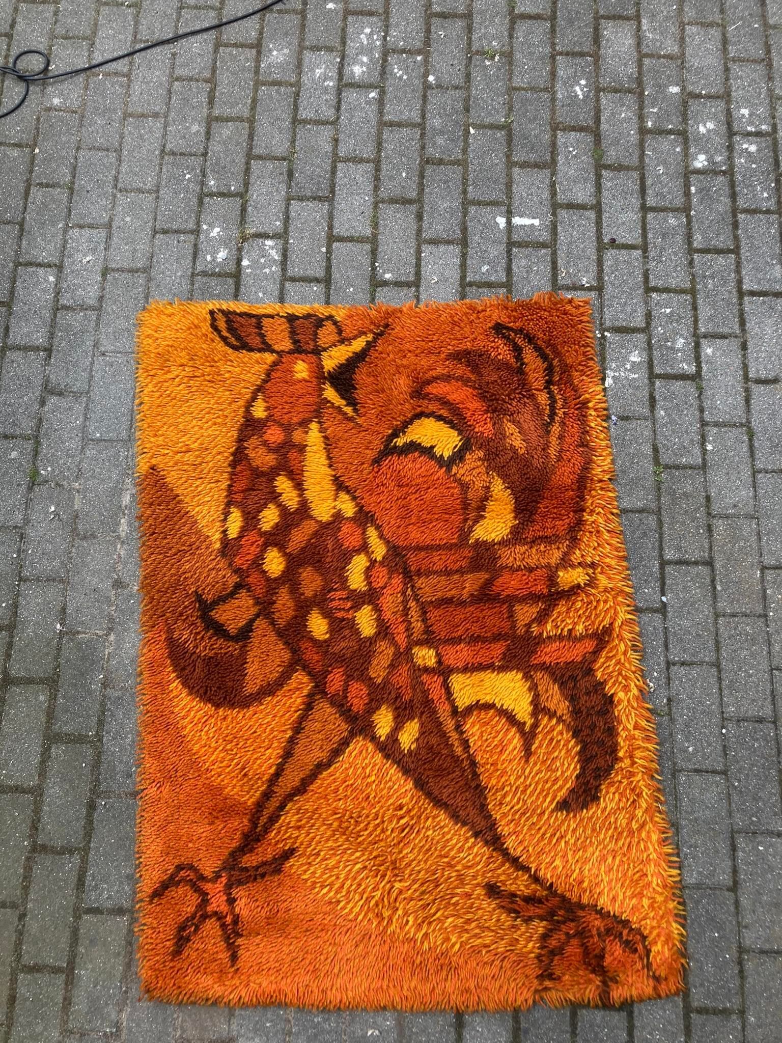 Ege taepper rya wool rug 1970