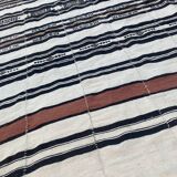 Tapis kilim tissage ancien de mali fait main 134x254 cm