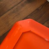 Table basse orange 60's - 70's Gilac