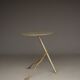 Table de jardin industrielle postmoderne en métal, années 1980