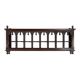 16th Century gothic style hand carved wall mount rack