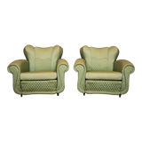 Fan chairs in the style of Polo Buffa, 50s, set of 2