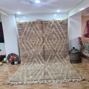 Handmade wool Berber rug