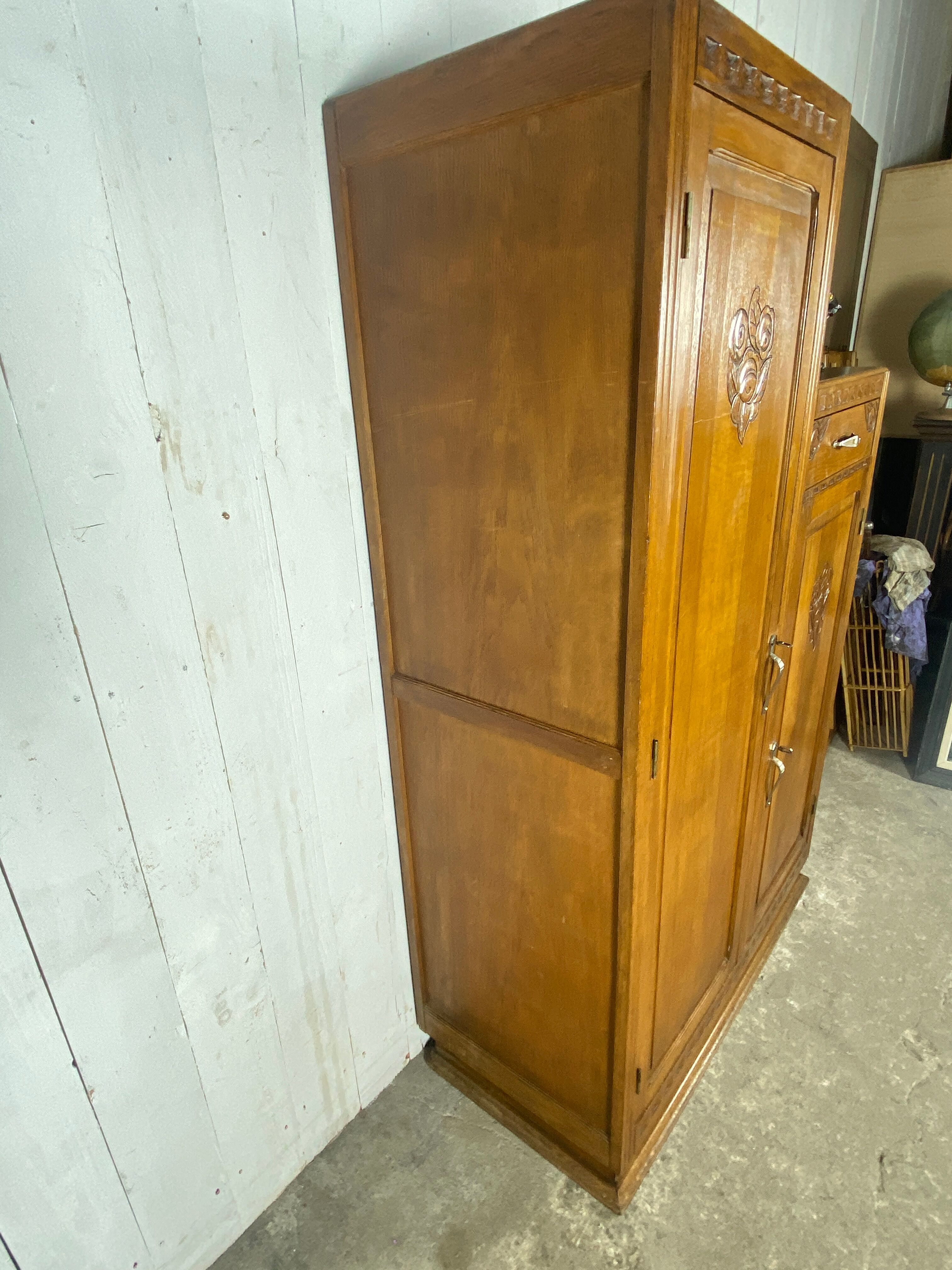 Asymmetrical art deco cabinet