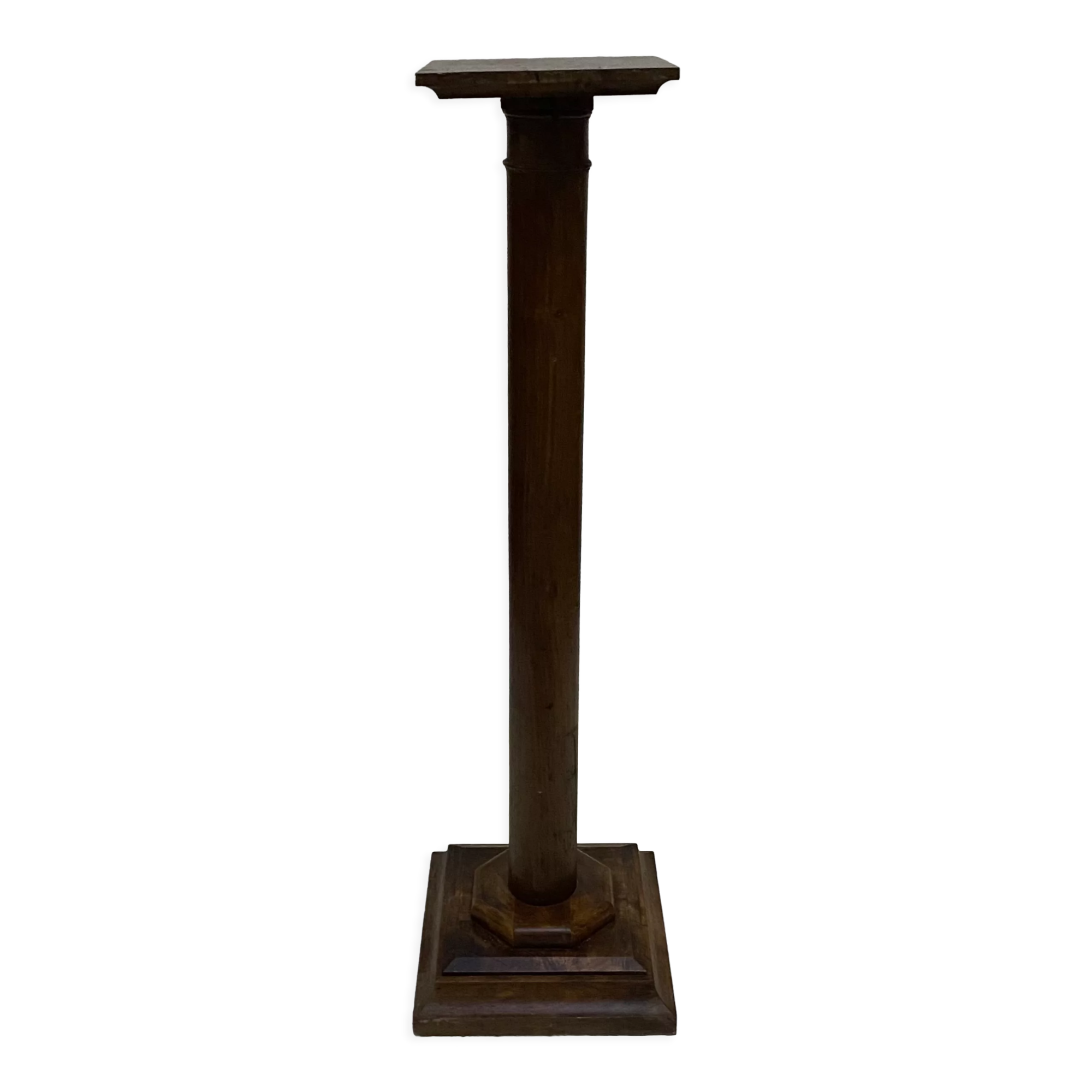 Solid wood pedestal column harness