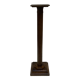 Solid wood pedestal column harness