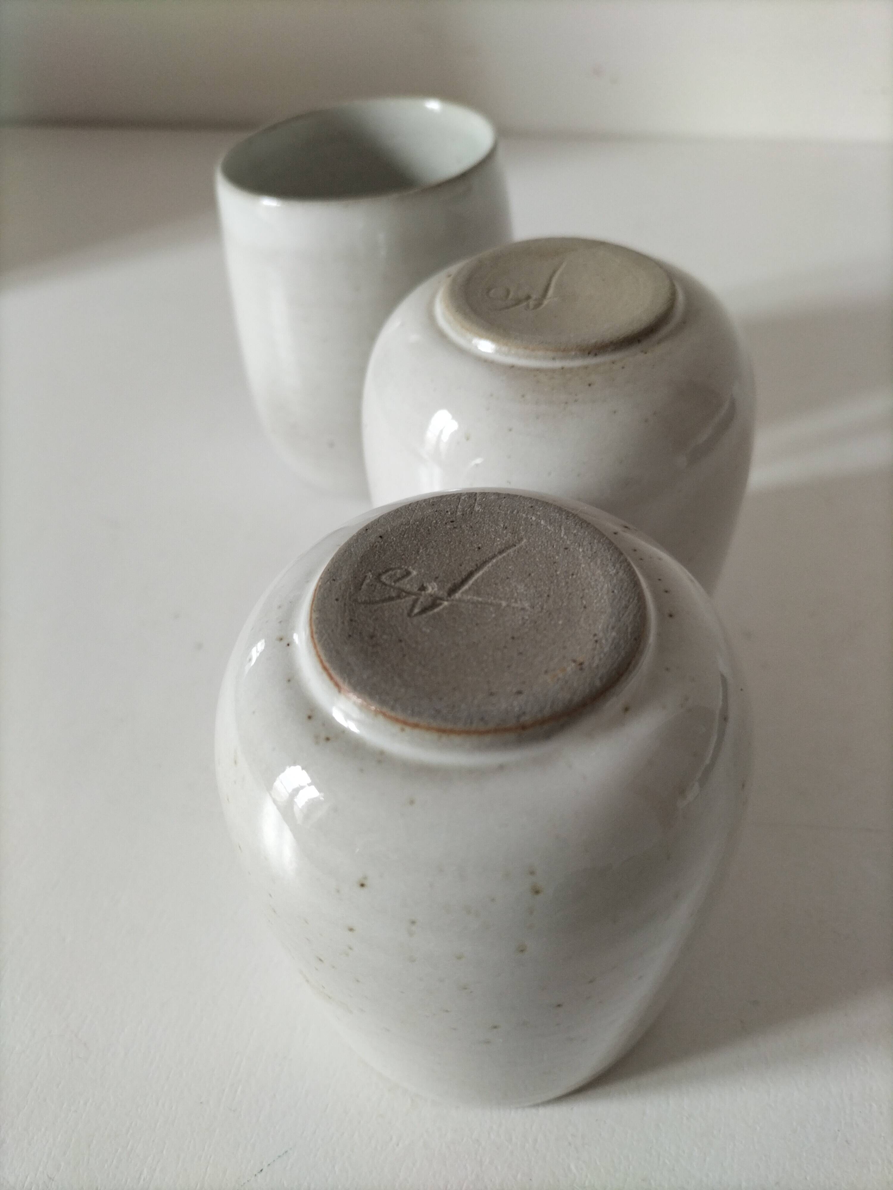 Rio stoneware cups Atelier Hurtault Puisaye