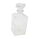 Chiseled glass whisky carafe