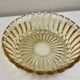 Retro/Vintage Molded Amber Glass Salad Bowl