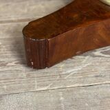 Empire Pedestal Table in Cuban Mahogany, Levanto Marble