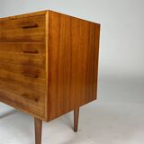Danish teak chest of drawers sideboard Kai Kristiansen 60s vintage