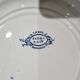 Lot of 6 flat plates Creil Montereau model Flora