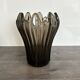 Vintage Schneider Fumé Crystal Vase - 1960s