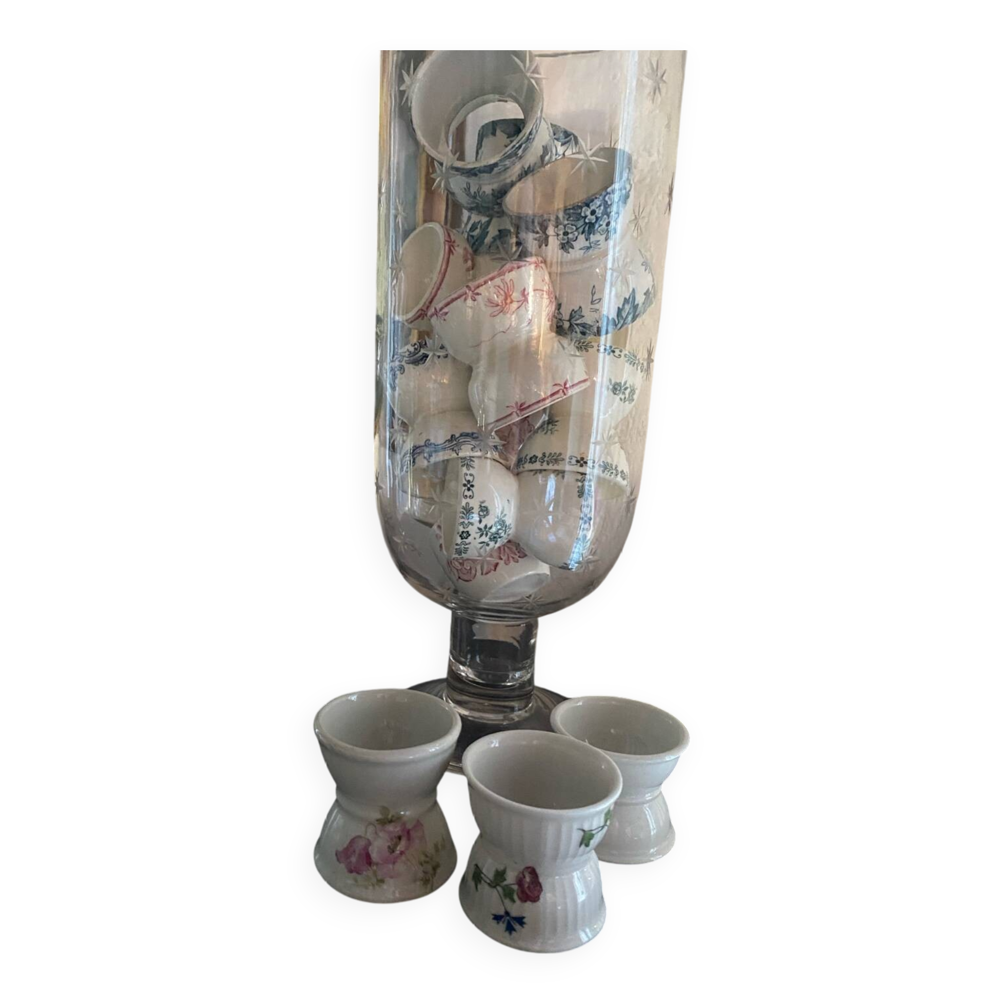 Lot de 3 coquetiers diabolos anciens