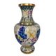 Vintage Cloisonné Vase Pastel, 1950s