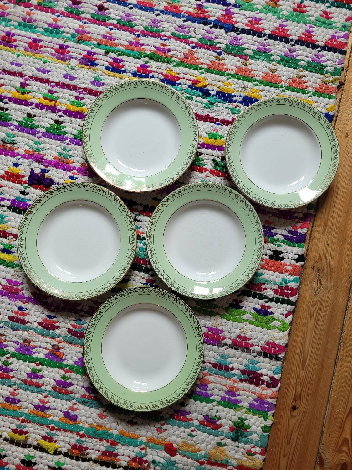 Set of 5 deep plates 9700 l'amandinoise