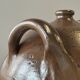 Large round stoneware jar