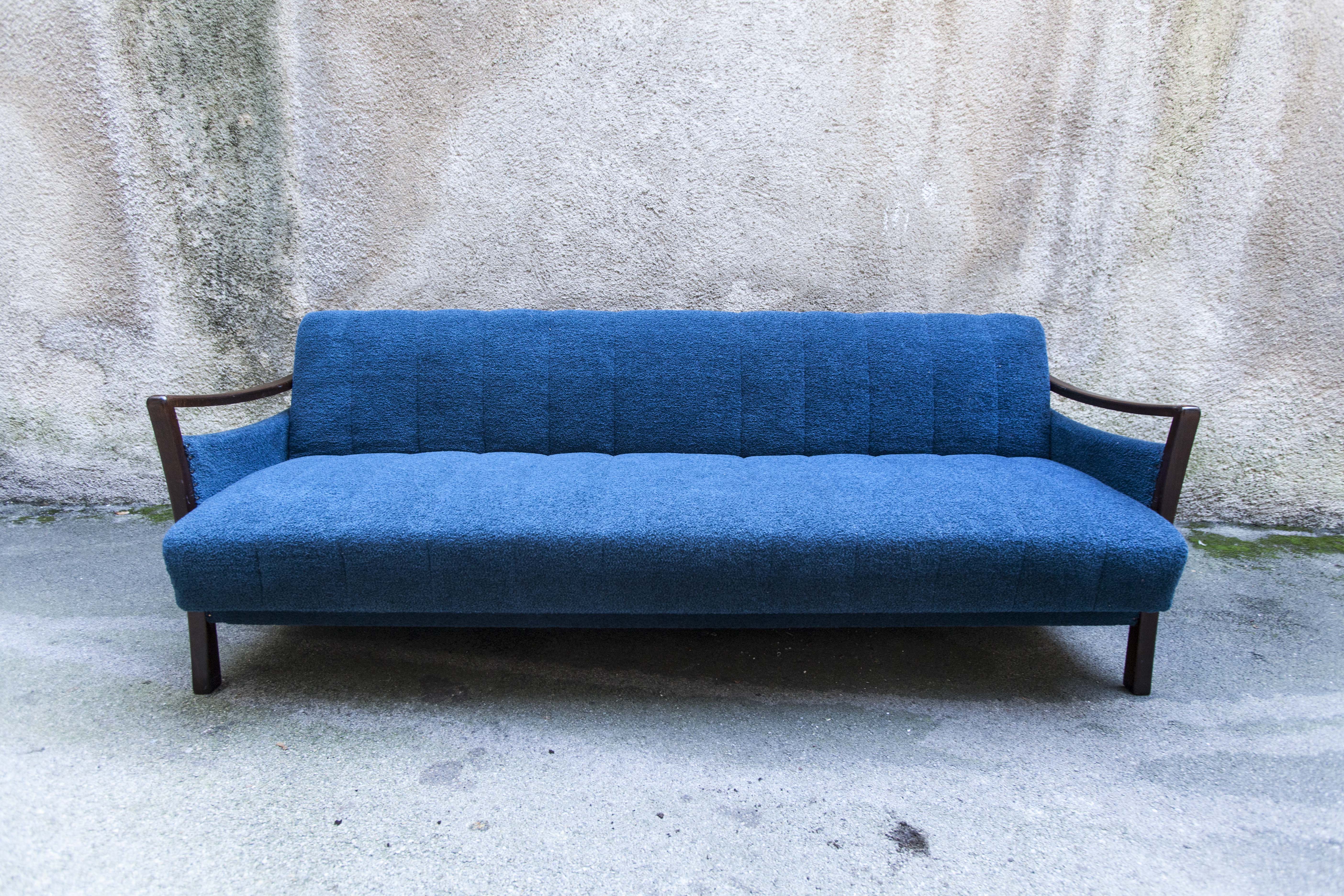 Sofa daybed 3 scandinavian blue