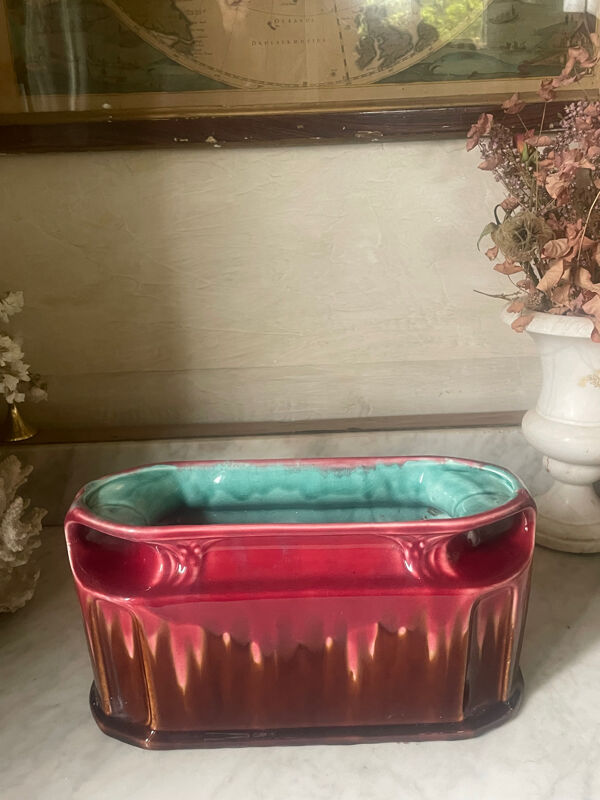 Jardinière en céramique Orchies Art déco