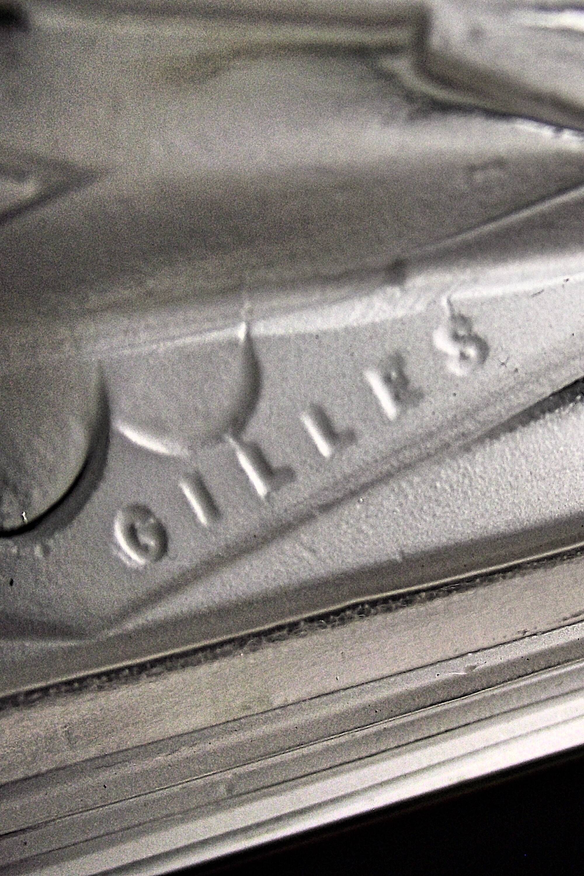 P. gilles signés paire d'appliques art deco