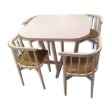 Set Thonet 1960 Table and 4 chairs