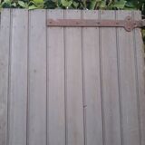 Wooden barn cellar or outbuilding door