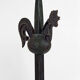 Floor lamp with wrought iron rooster by Jean Touret for the Ateliers Marolles, circa 1950