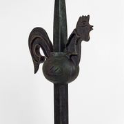 Floor lamp with wrought iron rooster by Jean Touret for the Ateliers Marolles, circa 1950