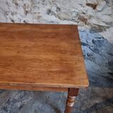 Antique dining table in French cherry wood 1900–1920 – Provincial farmhouse table