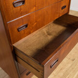Mid-century teak dresser, Denmark, 1960s