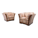 Paire de fauteuils lounge design italien des années 1980