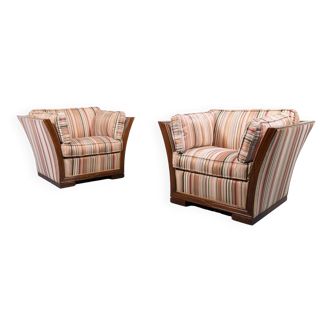 Pair of Italian design lounge chairs from 1980’s