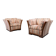 Paire de fauteuils lounge design italien des années 1980