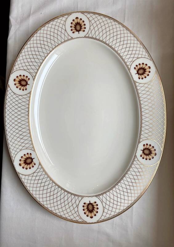 Plat ovale en porcelaine Lenox