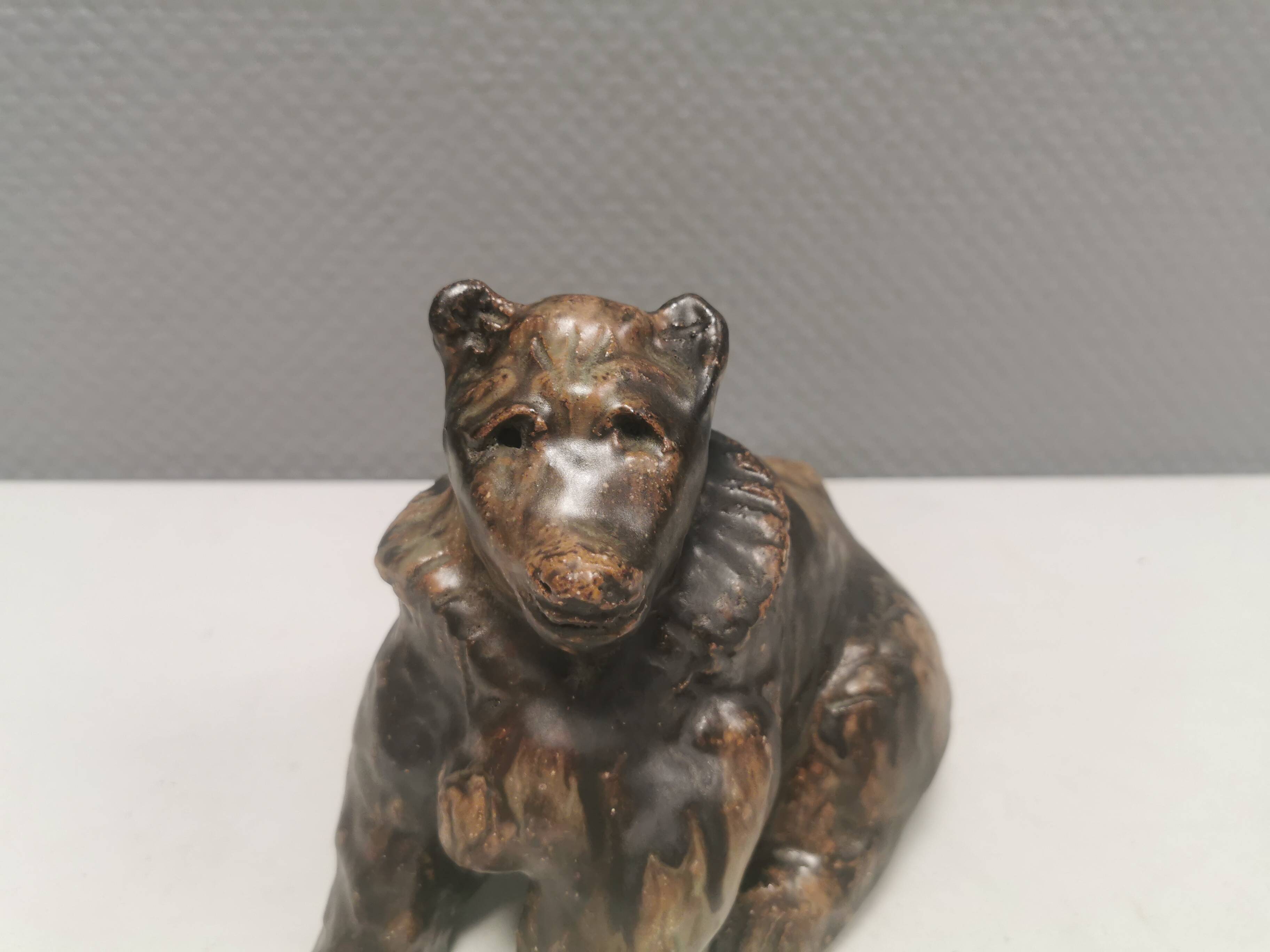 Beautiful ceramic bear, Danish and estimated to be from the 1960-70s.