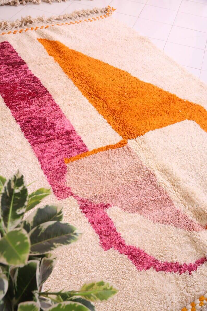 Tapis berbère fait main en laine taille 200 x 300 cm