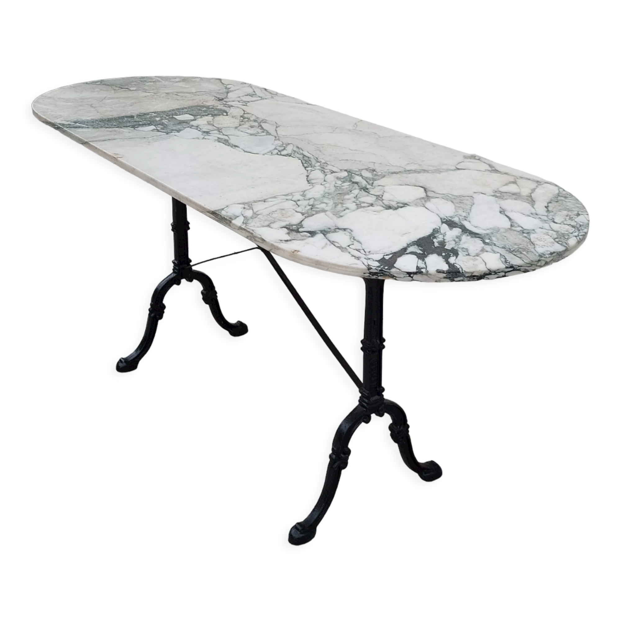 Bistro table restaurant marble godin -1m64