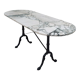 Bistro table restaurant marble godin -1m64