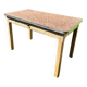 Table en orme blanchi et granité mado 1950