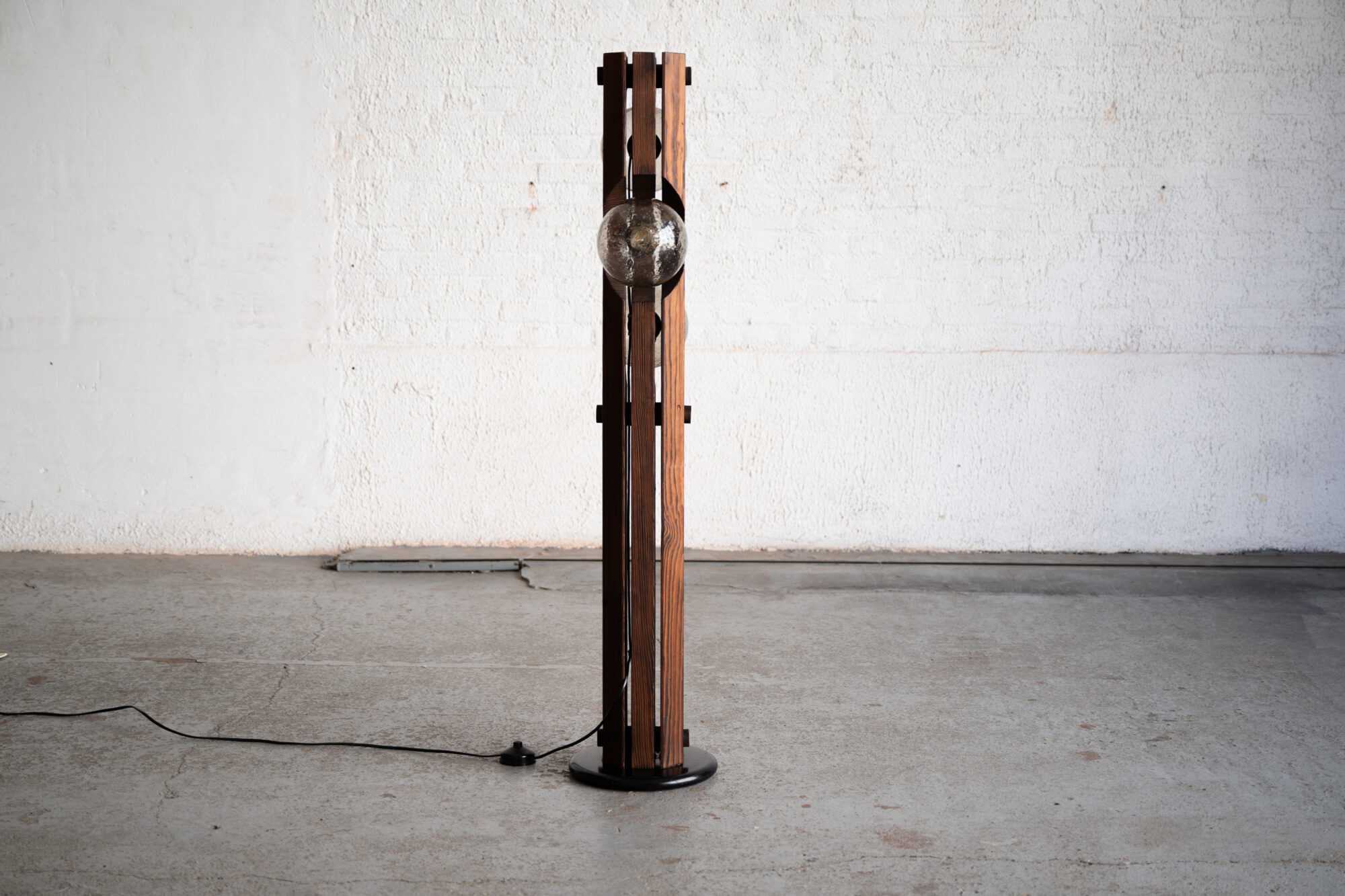 Brutalist floor lamp by Temde Leuchten