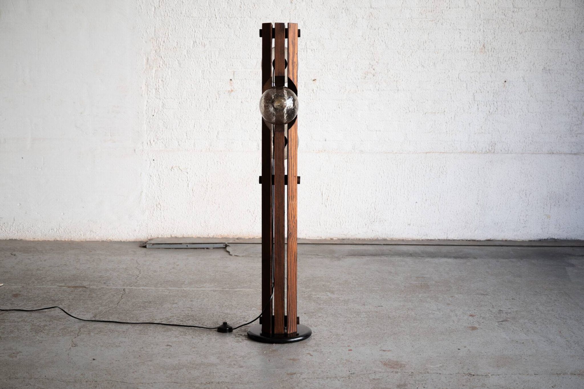 Brutalist floor lamp by Temde Leuchten