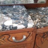 Vaisselier buffet 2 corps années 40