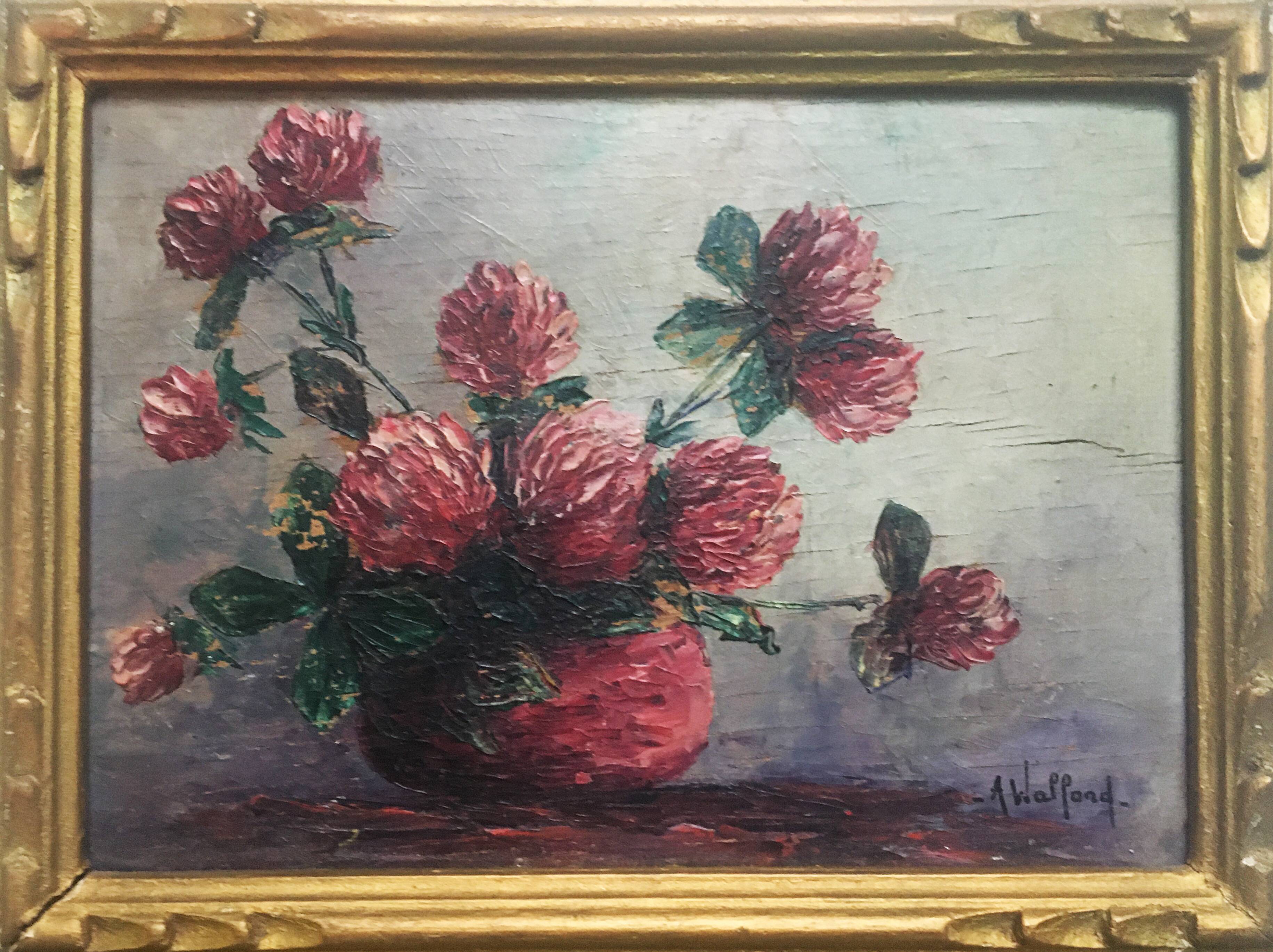 Paintings "roses of the alps" by Astrid Walford (1907-1984)