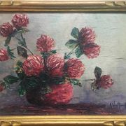 Paintings "roses of the alps" by Astrid Walford (1907-1984)