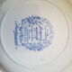 Hollow plate English porcelain set of 6